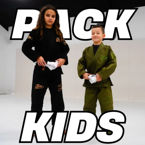 Pack Kimono BJJ Bambino Pequeno Lutador